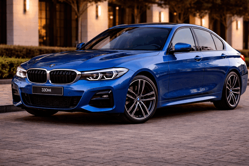 BMW 330i Blue