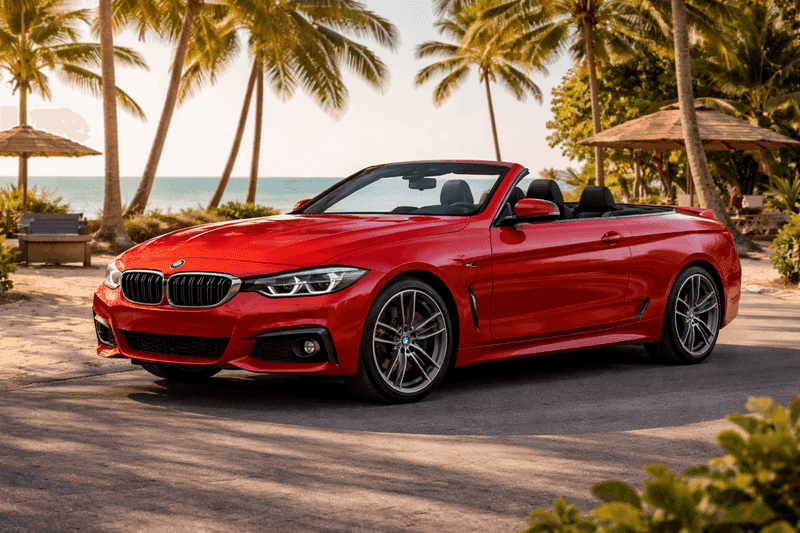 BMW 428i Cabrio Red