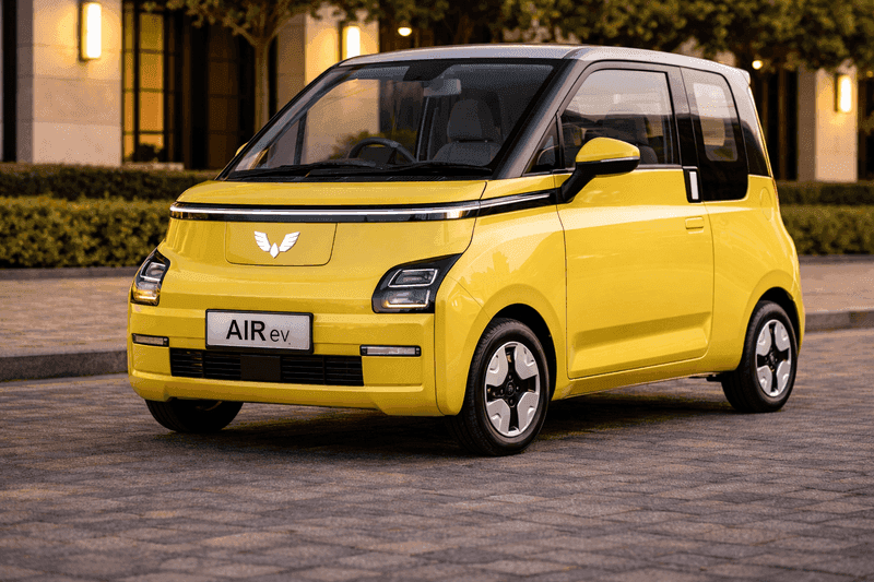 Wuling Air EV Yellow