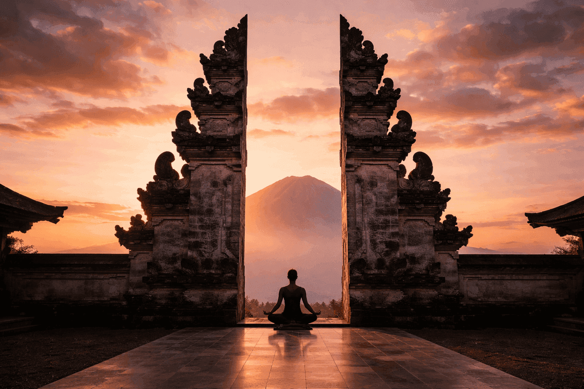 Sunrise Meditation at Temples